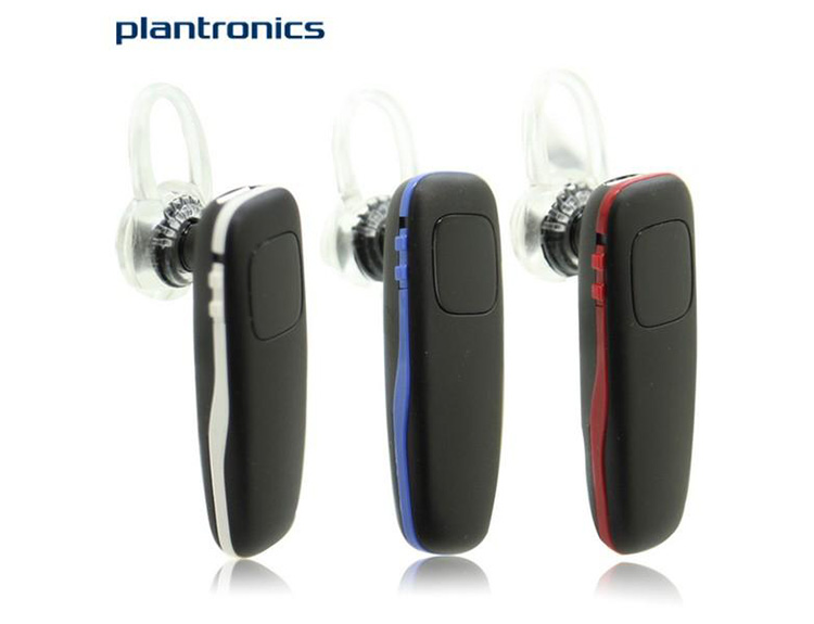 Tai nghe bluetooth Plantronics M70 với thiết kế chỉ ba màu đó là trắng đen, xanh dương và màu đỏ