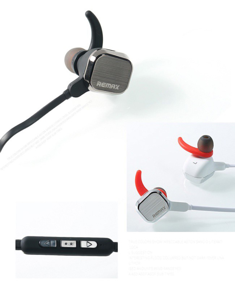 Tai nghe Bluetooth Remax RM-S2 với đường kính loa siêu nhỏ, nhét thoải mái trong tai mà không bị đau 