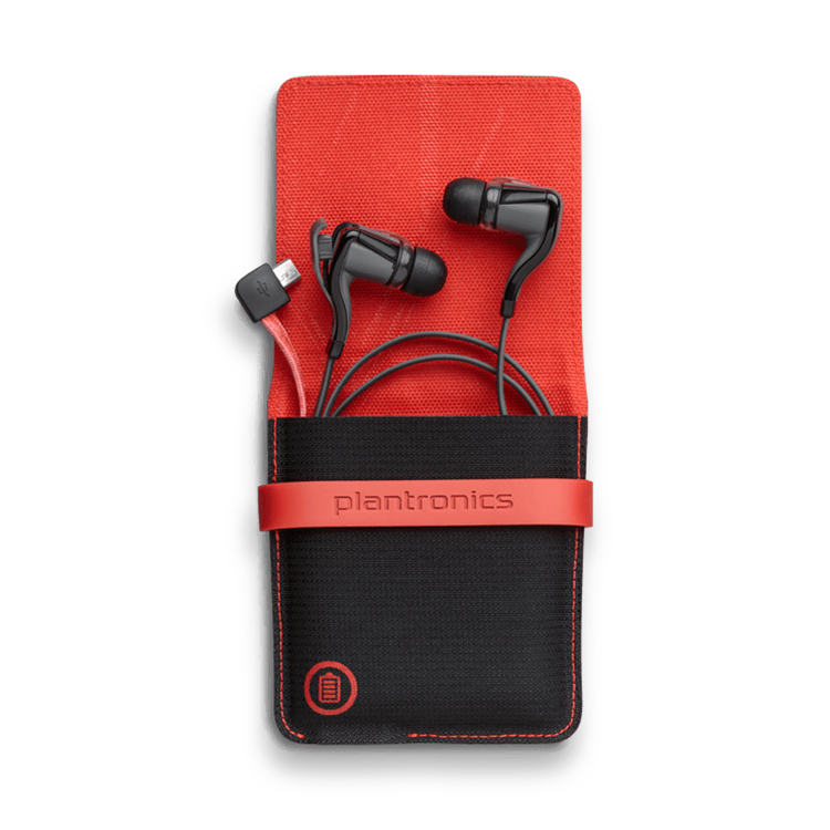 Thiết kế thêm Dock sạc pin kiêm dự phòng cho bạn thoại mãi đàm thoại, túi đựng tai nghe khi không sử dụng. 
