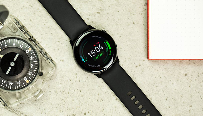 trên tay Samsung galaxy watch active thiết kế đẹp